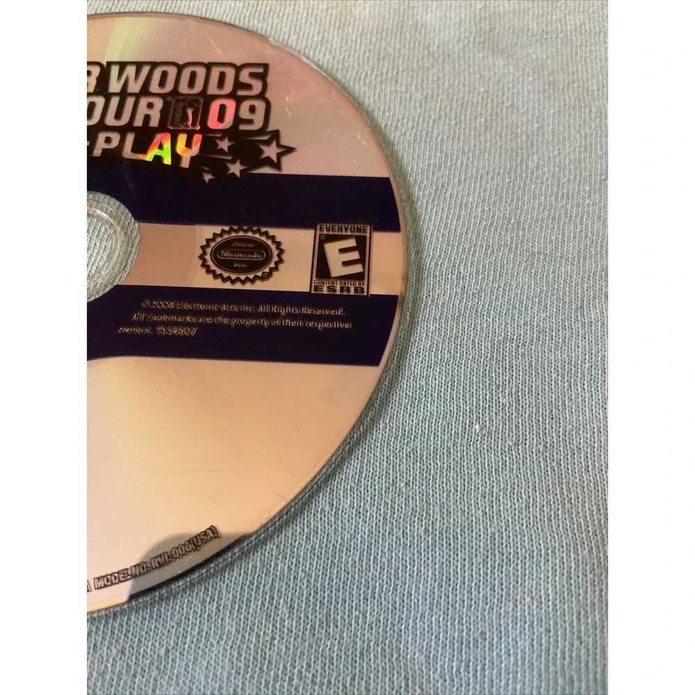 Nintendo Wii Tiger Woods Pga Tour 09 All Play Golf Video Game Disc Only